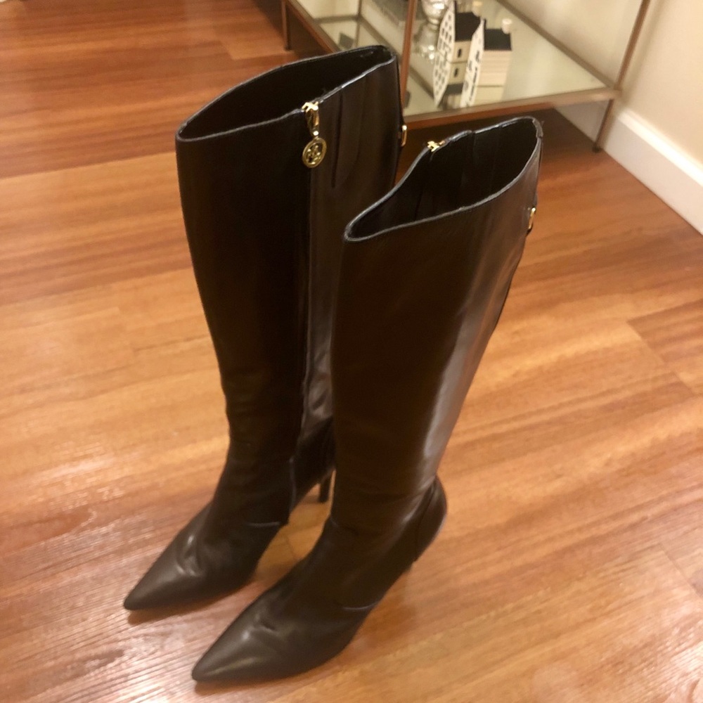 Lauren Ralph Lauren Leather High Heel Boots